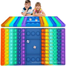 2021 Newest Giant silicone Push Bubble control fidget toy Chess Board Toy large fidget toy for kids